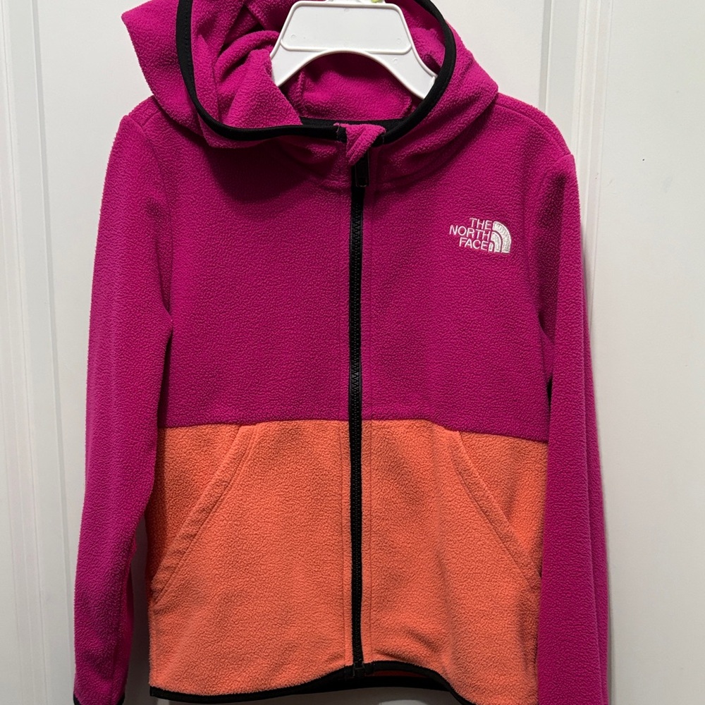 The North Face Kids' Vibrant Pink and Orange Jacket